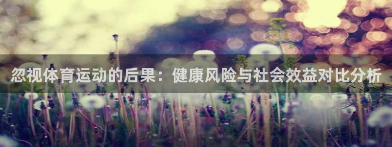 忽视体育运动的后果：健康风险与社会效益对比分析